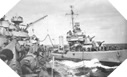 Image : L'USS Thompson, qui doit ouvrir le feu le 6 juin 1944 sur les positions Allemandes d'Omaha