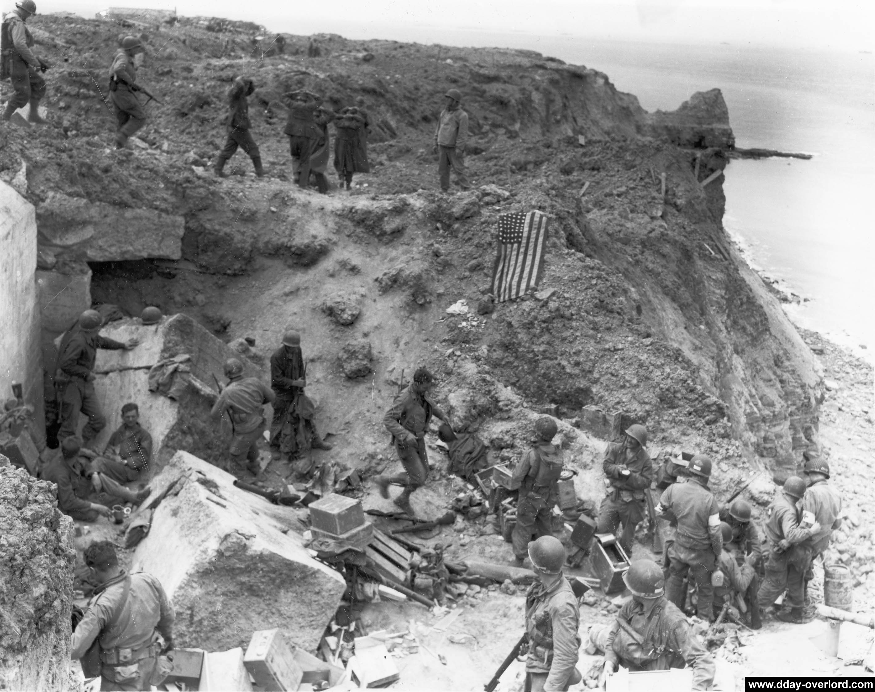 L'assaut de la pointe du Hoc par les Rangers américains le 6 juin 1944 -  D-Day Overlord
