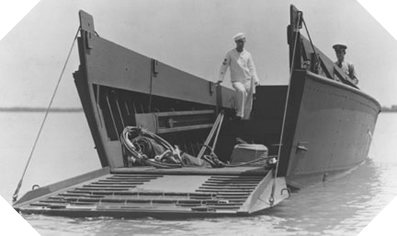 Les barges de débarquement alliées - Bataille de Normandie 2 Image : Landing Craft Vehicle Personnel