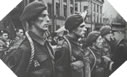 Image : Ropert, César, Rabouhans et Taverne reçoivent le 14 juillet 1943 les premières décorations du Bataillon