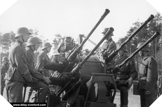2 cm Flak 38 anti-aircraft gun 2 Image : canon de 20 mm Flak 38