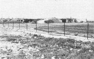 Photo du bunker du casino ayant été attaqué le 6 juin 1944 par les Français à Ouistreham Riva-Bella