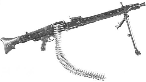 MG 42 machine gun - Maschinengewehr 42