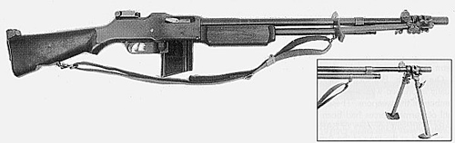 Image : Browning Automatic Rifle (BAR) M1918A2