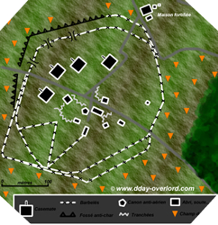 Lien : Plan de la batterie de Merville