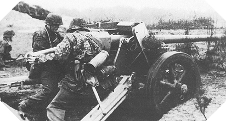 evolutie Doorlaatbaarheid Monarchie 7.5 cm Pak 40 anti-tank gun - D-Day Overlord