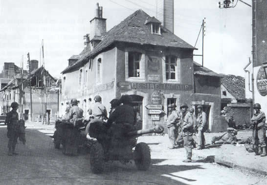 6 juin 44 Carentan_rue_houlgate-1