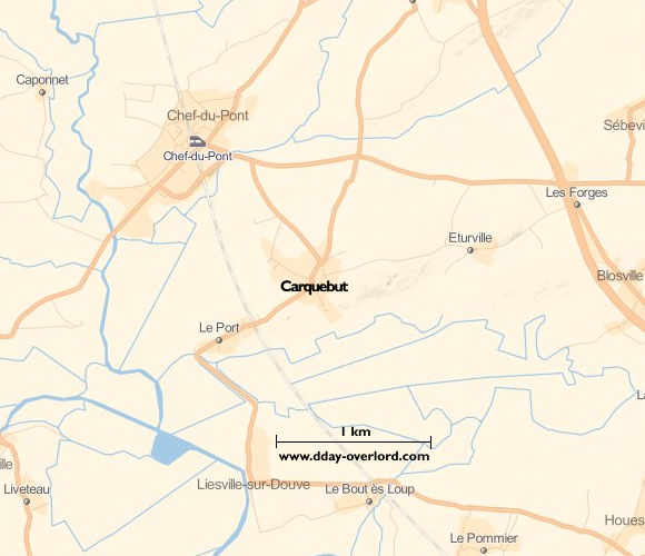 Image : carte de Carquebut