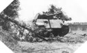 Image : Un char Allemand Panther attaque les forces Britanniques à l'Ouest de Caen