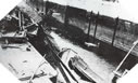 Image : Destructions allemandes dans le port de Cherbourg