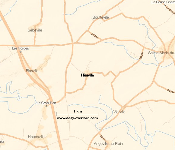 Image : carte de Hiesville