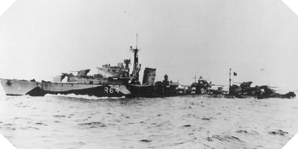 Image : destroyer HMCS Sioux