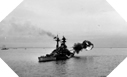 Image : L'HMS Ramillies ouvre le feu sur les positions allemandes le 6 juin 1944