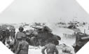 Image : Débarquement des Chars Sherman Canadiens sur Juno Beach