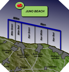 Image : Plan de Juno Beach