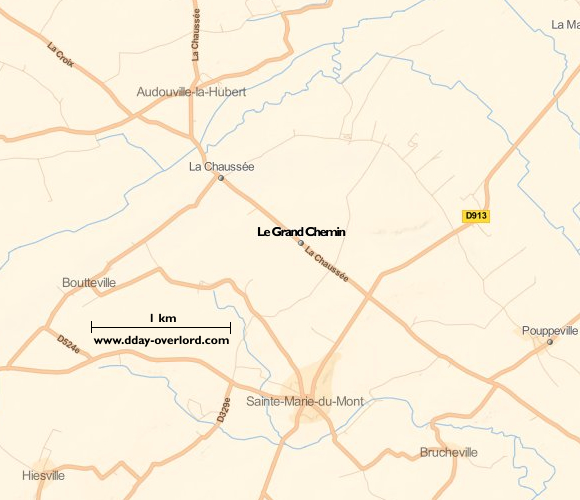 Image : carte de la commune de Le Grand Chemin