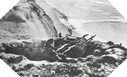 Images : Position allemande armée de deux mitrailleuses MG 34
