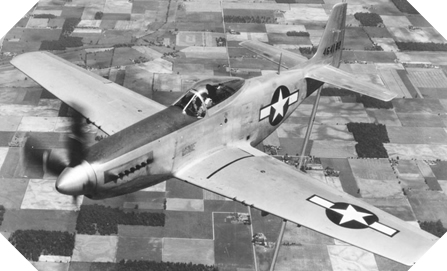 History of the North American P-51 D Mustang - Battle of Normandy 1 Image : North American P-51 D Mustang