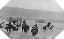 Image : Les tirs fournis des Allemands bloquent les soldats Américains sur la plage