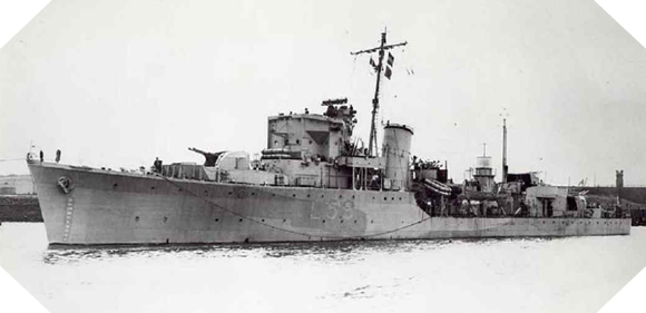 Image : destroyer ORP Krakowiak