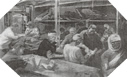 Image : Peinture réalisée par l'artiste peintre de la Navy Ltn Jamieson, représentant les blessés pris en charge à bord du L.S.T. 281