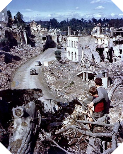 Image : Les Normands face aux bombardements en 1944