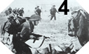Image : Les commandos progressent dans Ouistreham sous les tirs Allemands