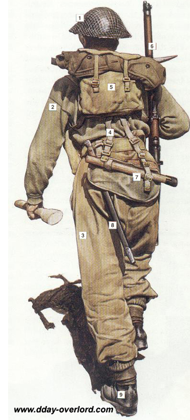 Image : Tenue britannique de soldat d'infanterie