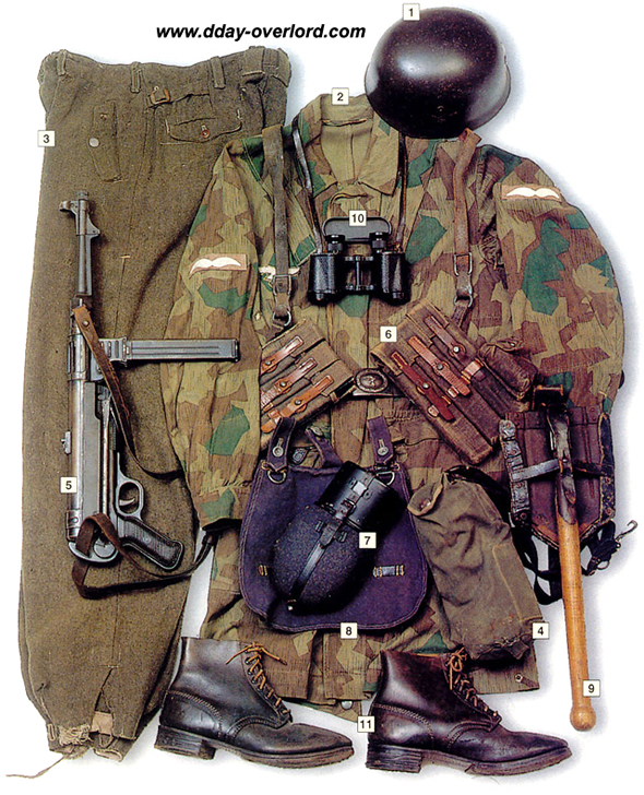 Image : Tenue de parachutiste allemand