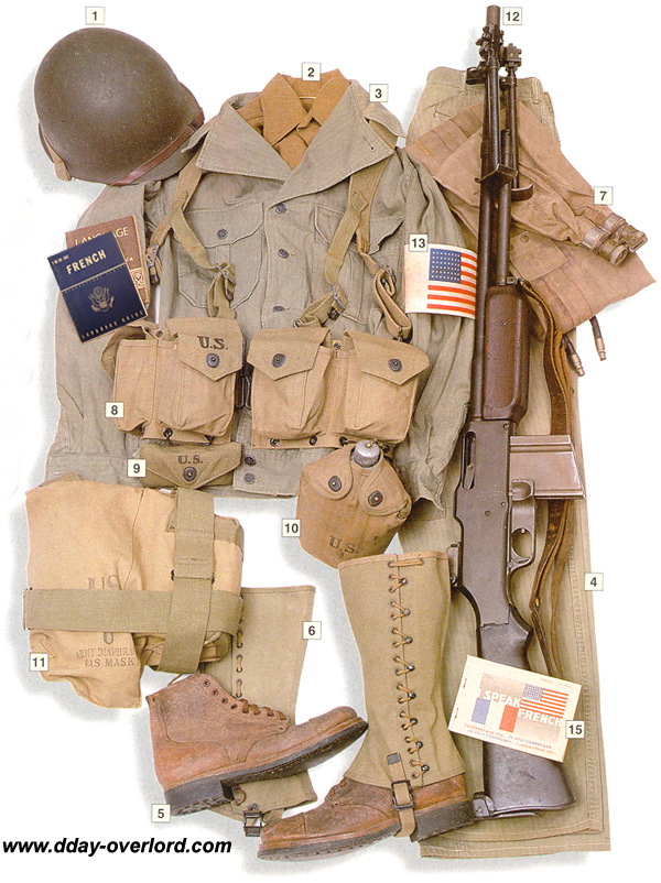 Image : Tenue américaine de soldat d'infanterie