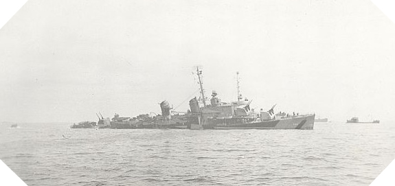 USS Meredith - D-Day - Battle of Normandy 2 Image : USS Meredith