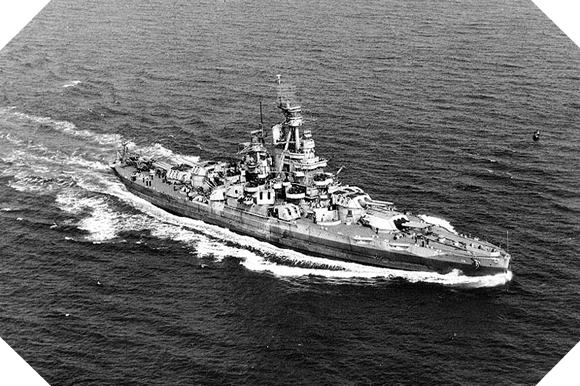 USS Nevada - BB 36 - Bataille de Normandie 2 Image : USS Nevada