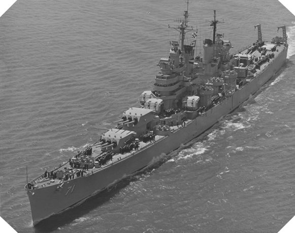 Image : croiseur USS Quincy