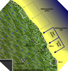 Image : Plan d'Utah Beach