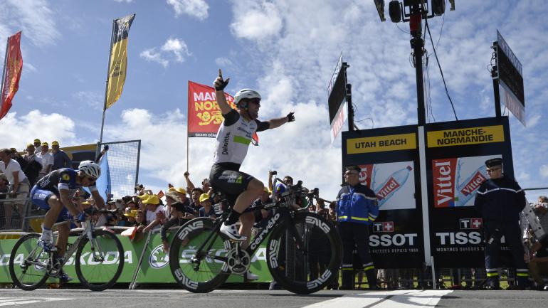 Tour de France 2016 Arrivée du Tour de France 2016 à Utah Beach 1