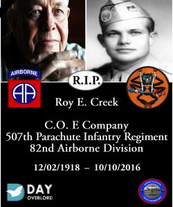 Roy E. Creek - 82nd Airborne Division