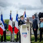 Stèle Major Tucker à Carentan - Commémorations 2017 du D-Day 19