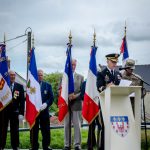 Stèle Major Tucker à Carentan - Commémorations 2017 du D-Day 20