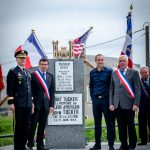 Stèle Major Tucker à Carentan - Commémorations 2017 du D-Day 25