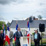 Stèle Major Tucker à Carentan - Commémorations 2017 du D-Day 11