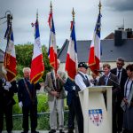 Stèle Major Tucker à Carentan - Commémorations 2017 du D-Day 18