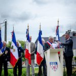 Stèle Major Tucker à Carentan - Commémorations 2017 du D-Day 8