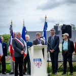 Stèle Major Tucker à Carentan - Commémorations 2017 du D-Day 6