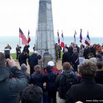 Cérémonie commémorant le débarquement à Omaha Beach le 6 juin 1944 à l'occasion du 73ème anniversaire du débarquement de Normandie - 6 juin 2017