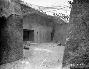 L’une des casemates du point d’appui Wn 223a à Urville-Nacqueville. Photo : US National Archives