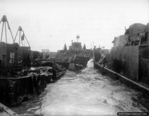 Dégâts de la tempête du 19 au 21 juin 1944. Photo : US National Archives