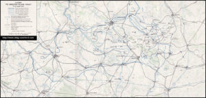 Carte de la fermeture de la poche de Falaise du 17 au 19 août 1944 en Normandie. Photo : D-Day Overlord