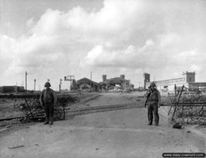 La gare maritime de Cherbourg. Photo : US National Archives