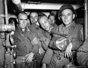 Personnel from 90th Infantry Division aboard LCI (L) -326 to Utah Beach. Photo: US National Archives