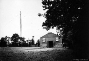 Un centre de communications américain à Valognes. Photo : US National Archives